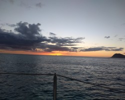 Pokai Bay on Molokai Hawaii.  A great quiet anchorage.