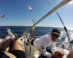 Lazy Skipper heading back to Marbella from Ceuta.