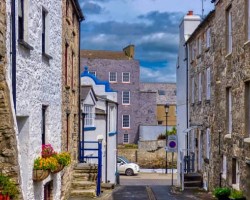 My house on the left with the flowers Castletown Isle of Man